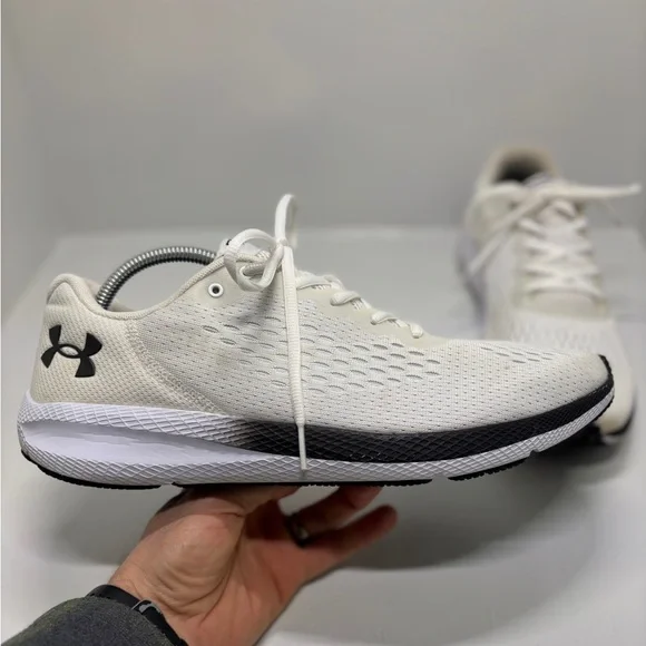 Under Armour Charged Pursuit 2 Running Shoes White Men size 13 Athletic Trainer - Picture 12 of 16